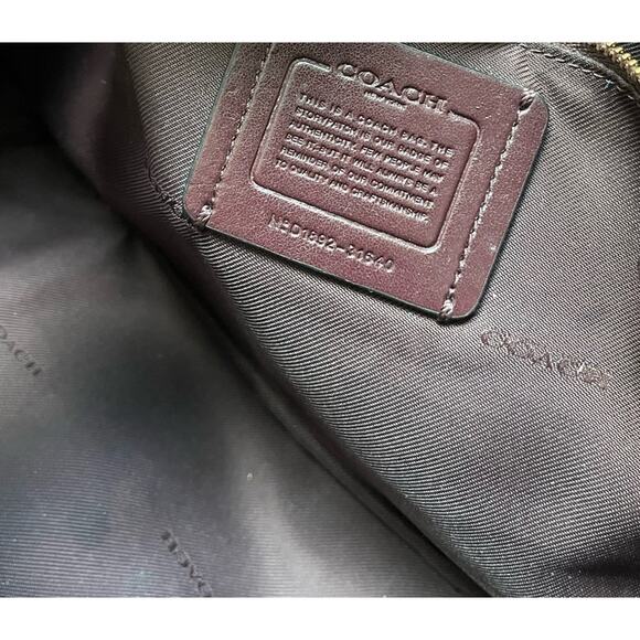 Coach Dreamer 36 Smooth Leather Satchel Shoulder Tote Bag in Black 31640 - Picture 16 of 16